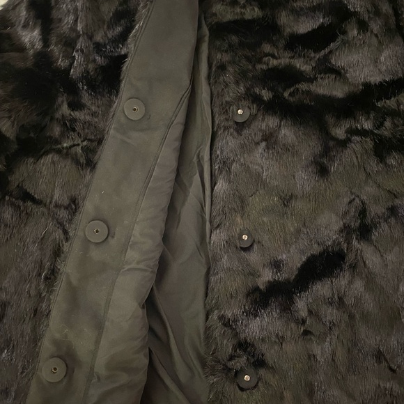 H&M Luxurious Black Teddy Jacket - Picture 8 of 11